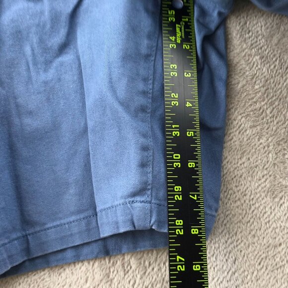 George Mens Shorts Size 42 Lot Of Two Casual Summer Chino Classic Khaki Tan Blue - Picture 4 of 16